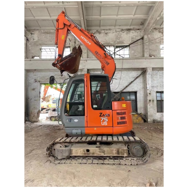 used hitachi zx75 excavator 7 Tons Original Japan Used Mini Excavator trader
