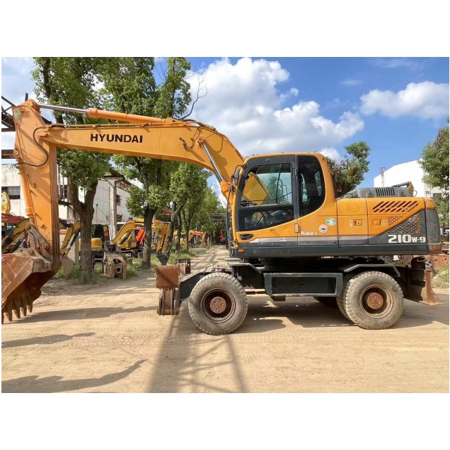 hyundai r210w-9s Excavator 20 Tons Used Wheel Crawler Excavator reseller